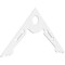 Ekena Millwork Pitch Cena Architectural Grade PVC Gable Pediment, 72"W x 36"H x 1"P (12/12) GPP072X036X100CEN - alternate 1